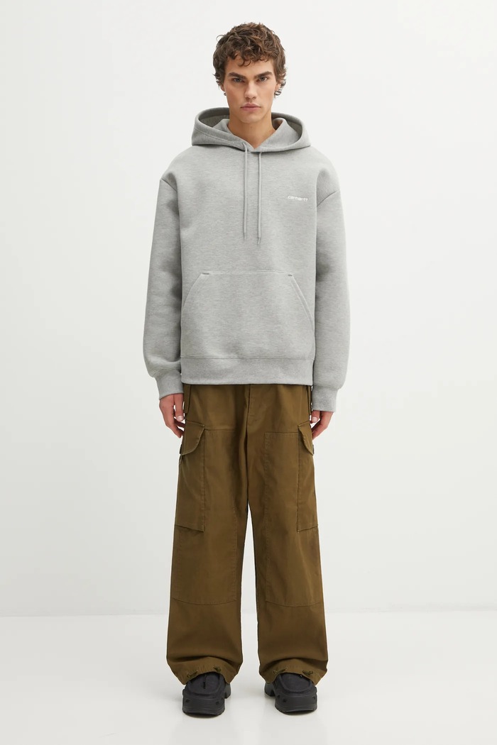 Carhartt WIP bluza Hooded Alda Sweat I036055.00DXX szary
