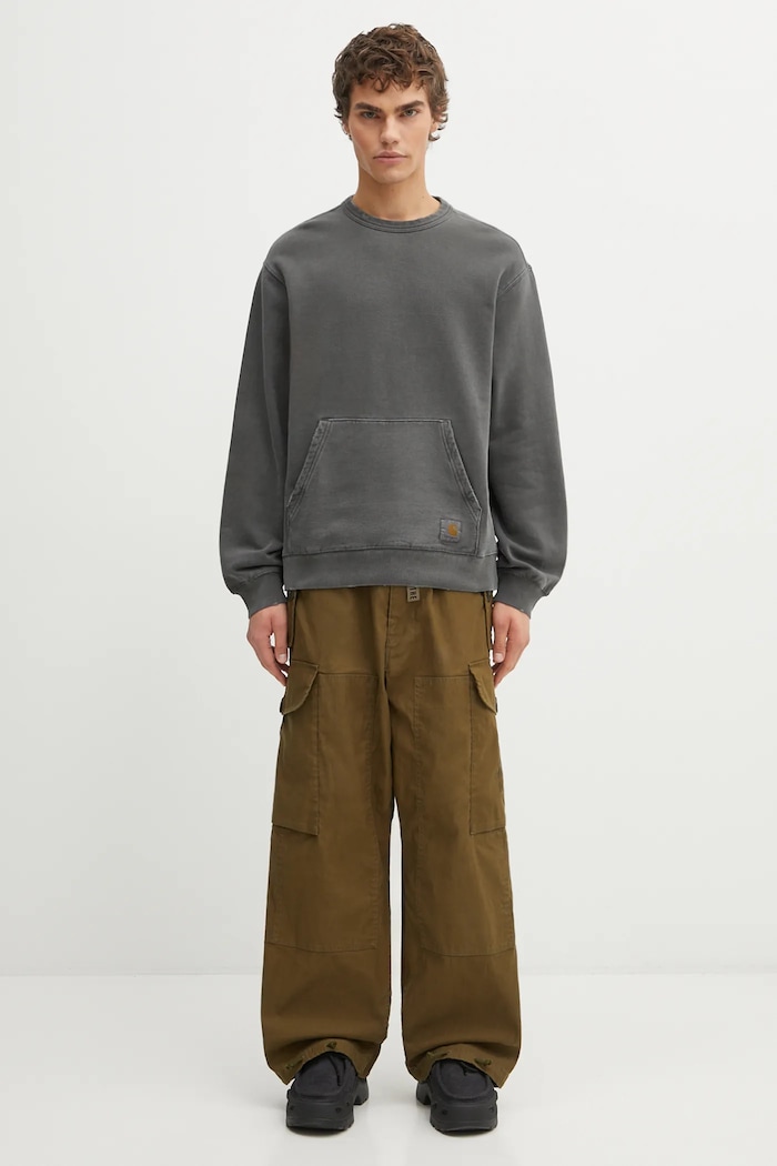 Carhartt WIP bluza bawełniana Torion Sweat I036054.89B7 szary