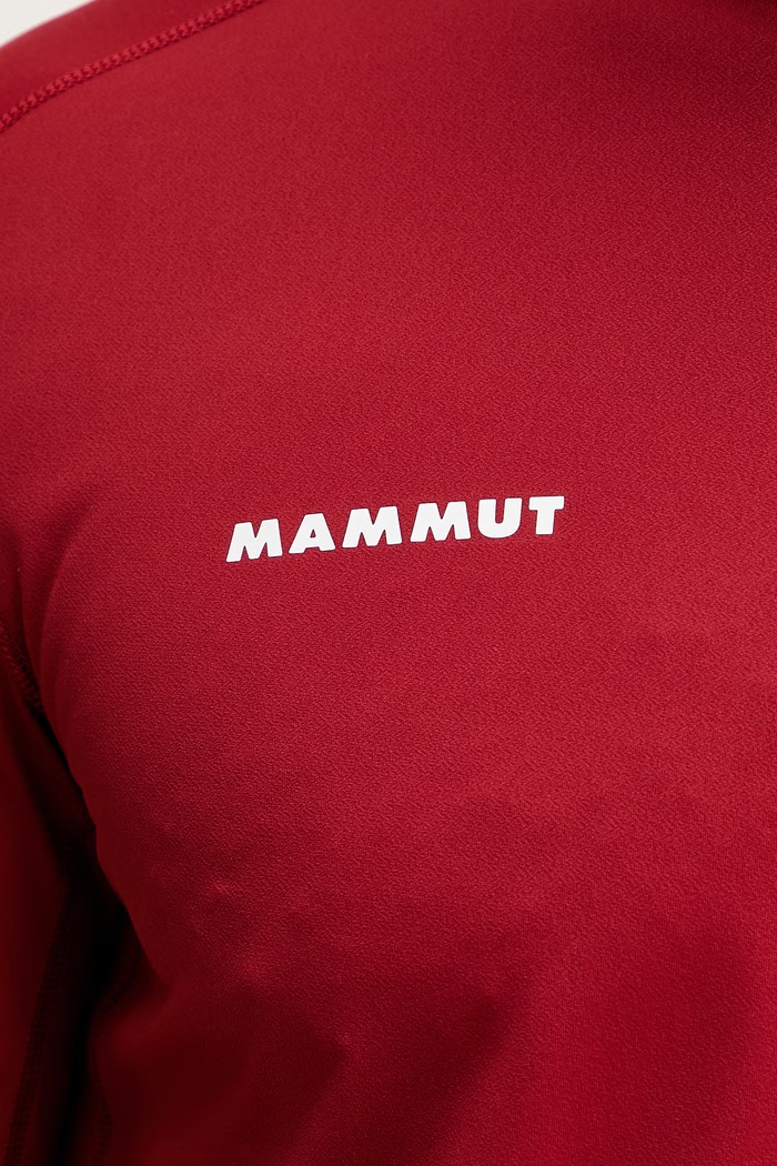 Mammut tréningová mikina pánska Selun 1016.02110 burgundské