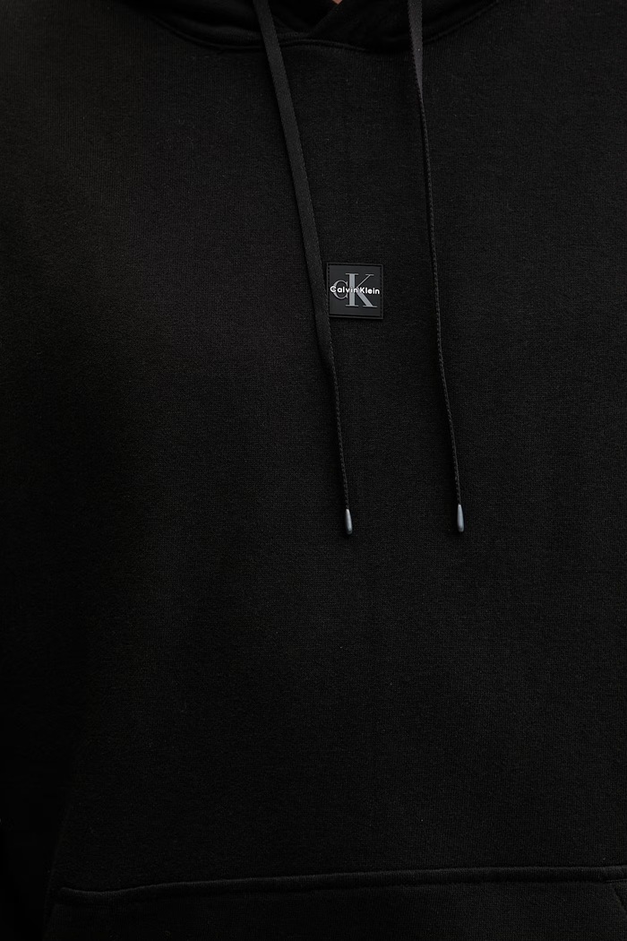 Calvin Klein Performance mikina s kapucňou pánska s bavlnou LVGMS6W305 čierna