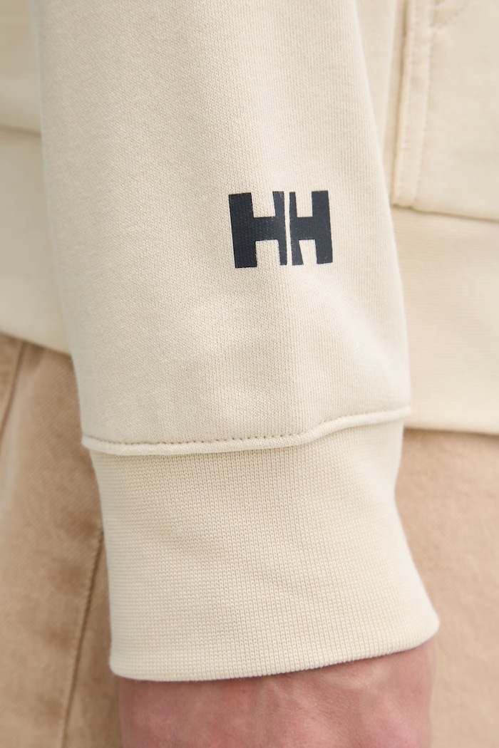 Helly Hansen суичър мъжки от памук SHORELINE 54546 бежов