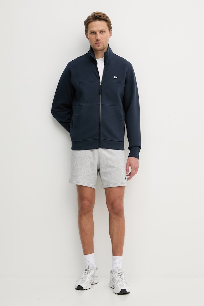 Helly Hansen mikina pánská s bavlnou KOSTER 54548 námořnická modř SS26
