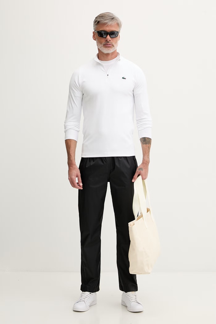 Lacoste pulover moški SH0198 bela SS26