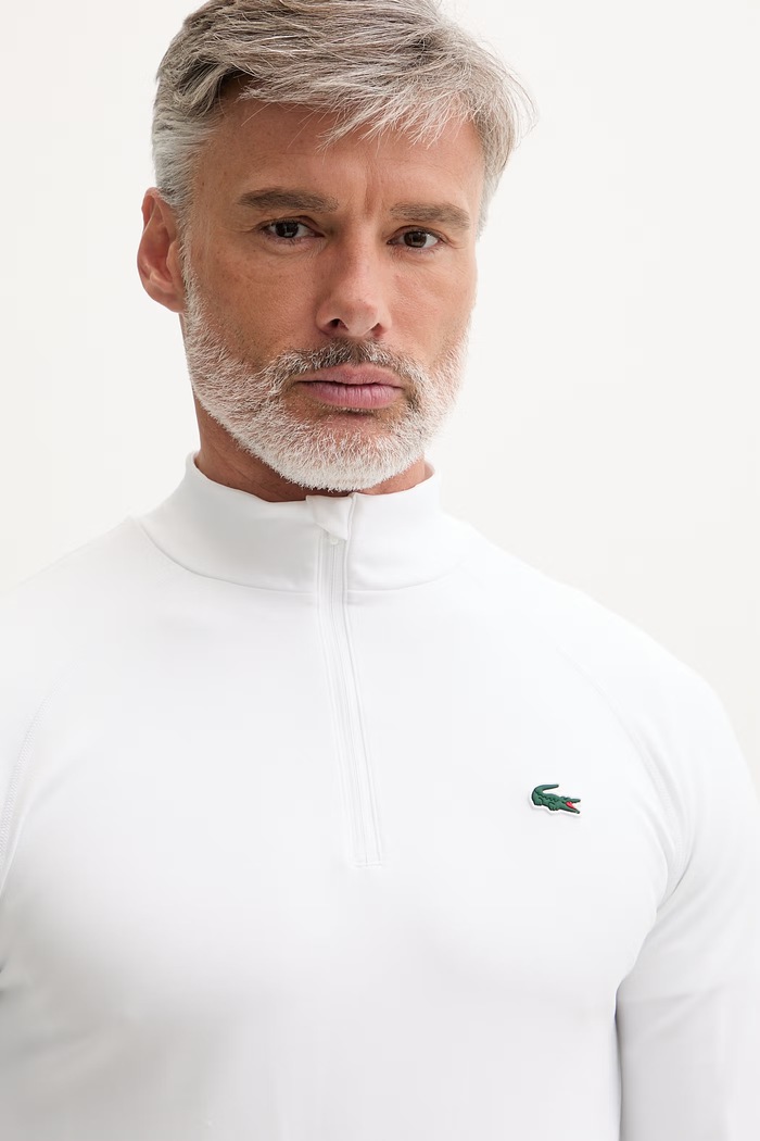 Lacoste pulover moški bela SH0198