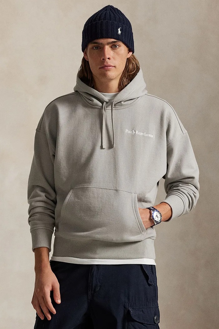 Polo Ralph Lauren sweatshirt HEAVY WT FLEECE Planet friendly gray 710917904016