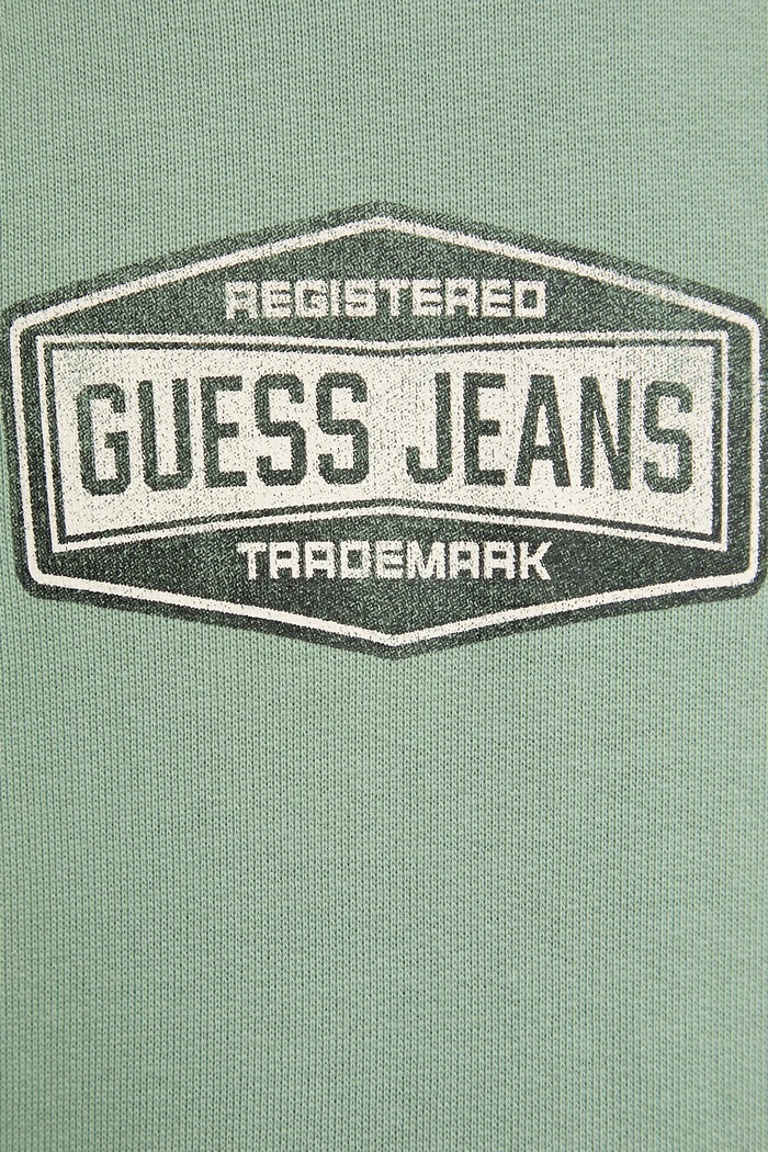 Guess Jeans pamut melegítőfelső M6RQ25.KCPR1 zöld