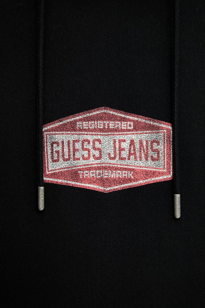 Guess Jeans hanorac de bumbac M6RQ25.KCPR1 negru