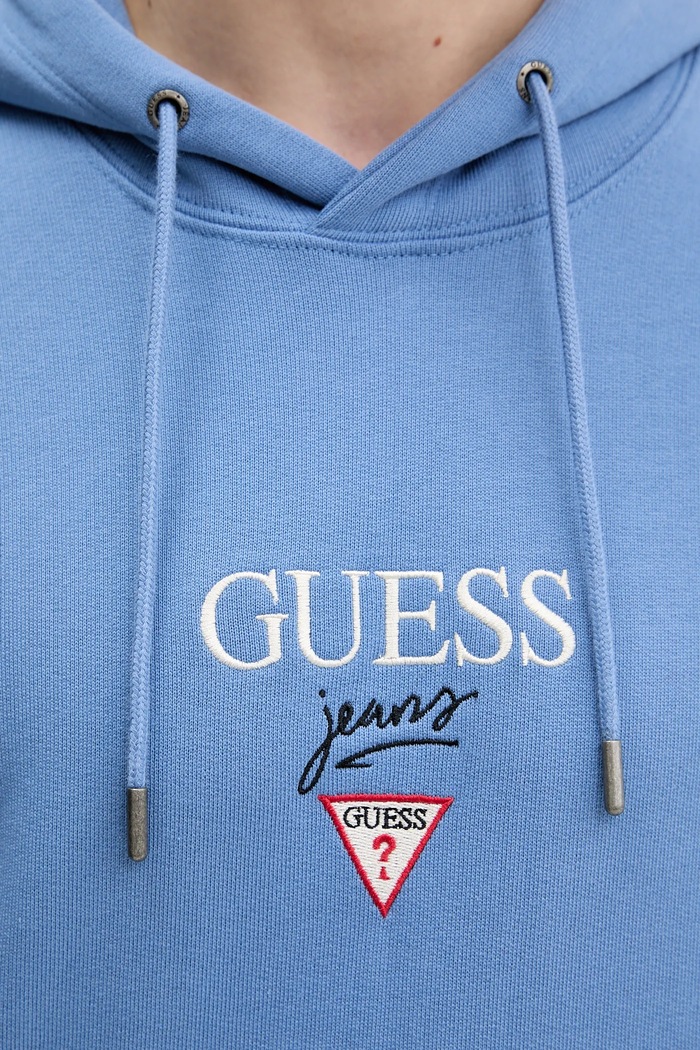 Βαμβακερή μπλούζα Guess Jeans M6RQ26.KCPR1 μπλε
