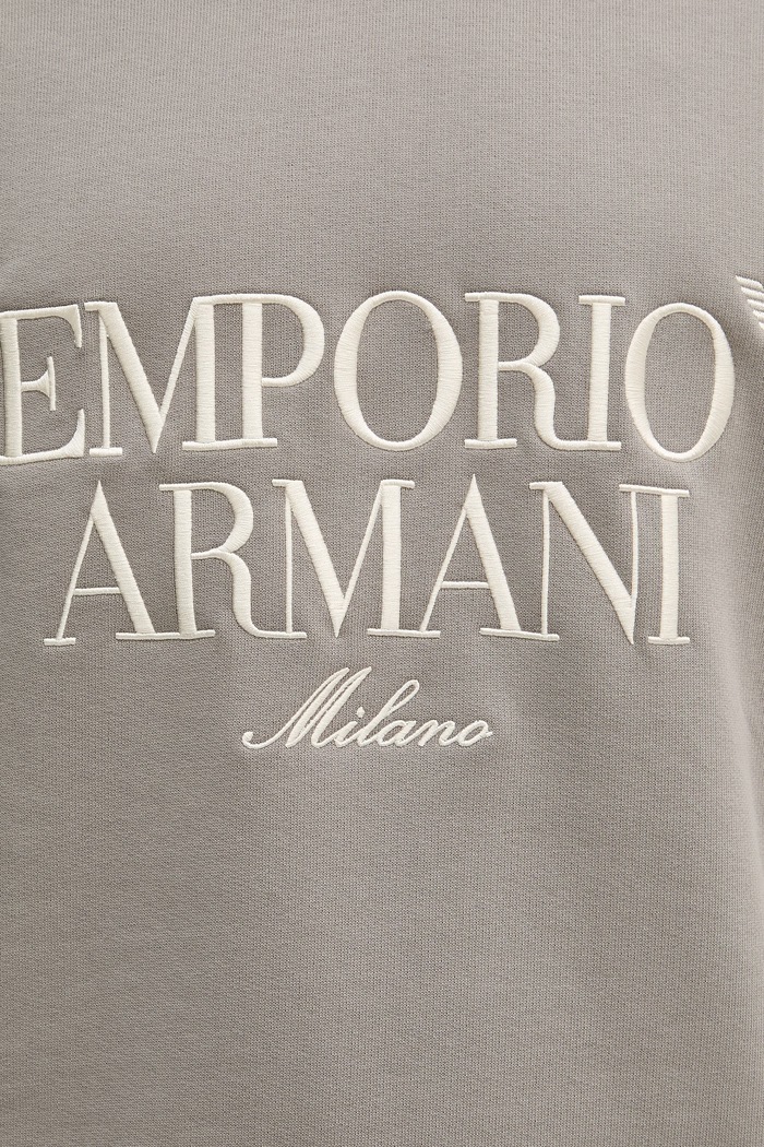 Emporio Armani hanorac de bumbac EM005198.AF13713 bej