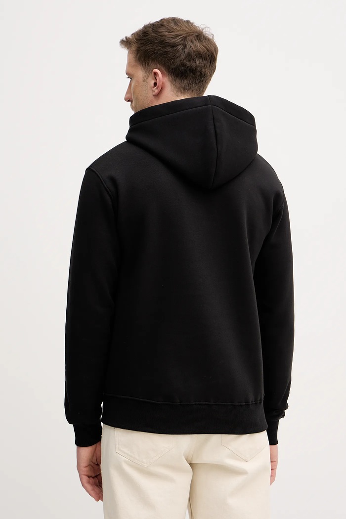 Oblečenie Mikina Alpha Industries Basic Hoodie BL Effect Print 178312EP čierna