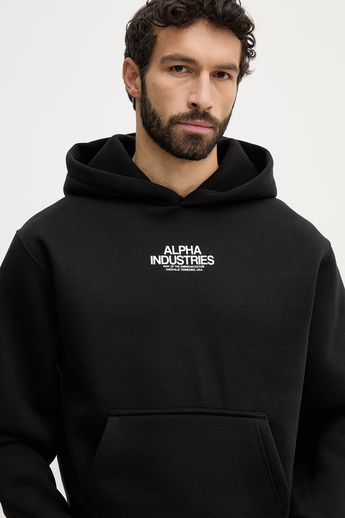 Mikina Alpha Industries Scorpion Cyborg Hoodie čierna 266332