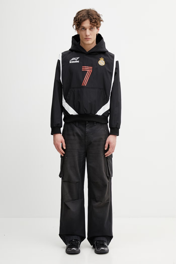 RHUDE Lago Soccer μπλούζα Ανδρική μαύρο RHPS26HO01734