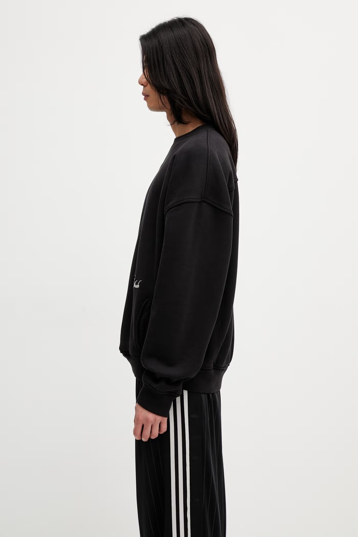 RHUDE Classique Men's cotton sweatshirt RHSS26ST05012 black SS26