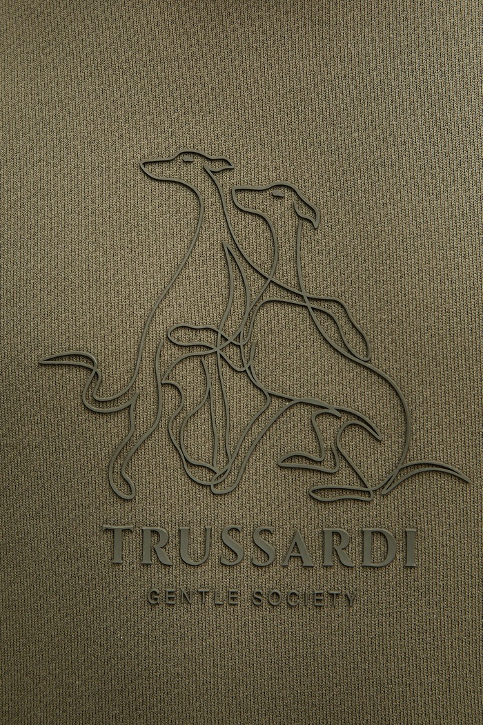 Trussardi hanorac de bumbac G8218000117N verde