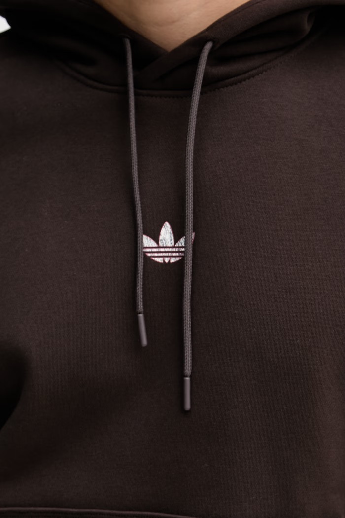 adidas Originals μπλούζα με κουκούλα ανδρική KC7915 καφέ