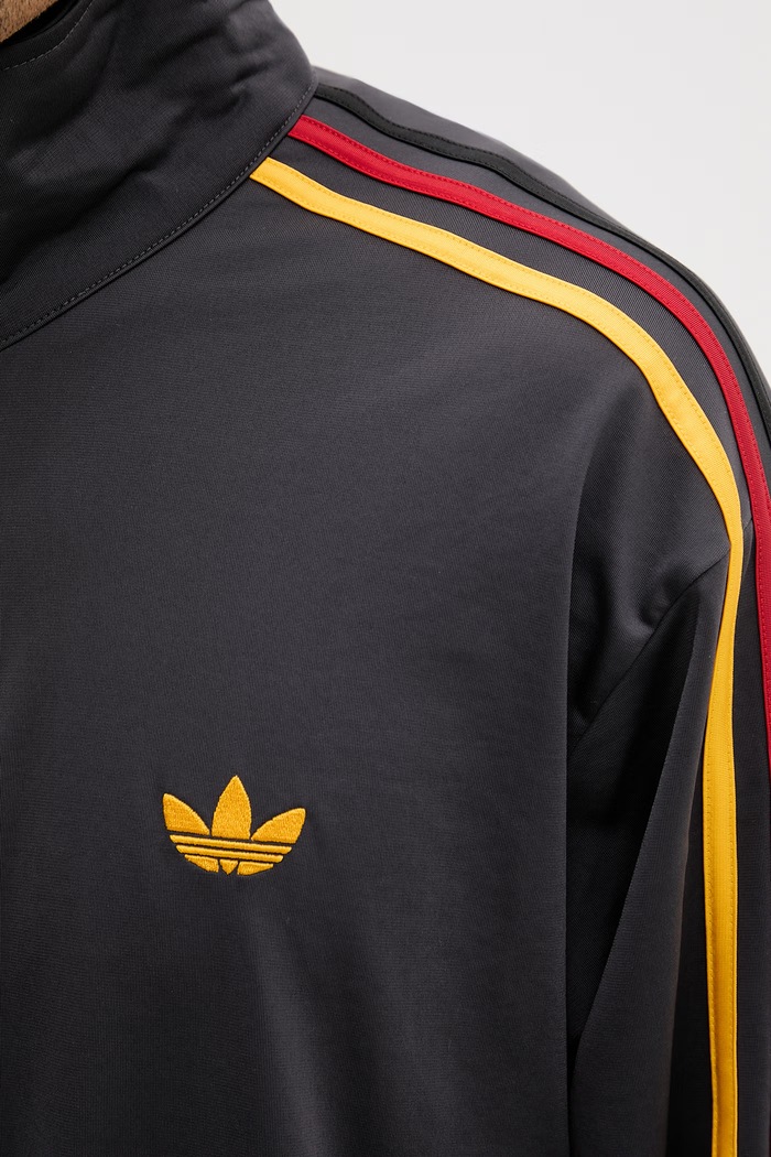 adidas Originals μπλούζα με κουμπιά ανδρική Firebird KD3842 γκρί