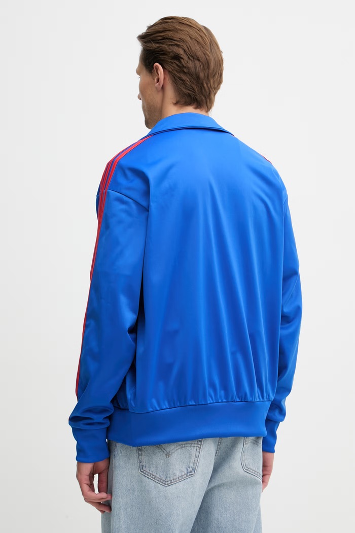Oblečenie adidas Originals mikina pánska Firebird KD8310 modrá