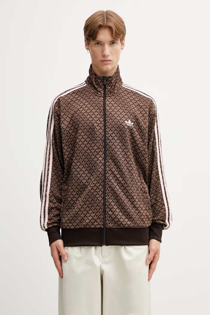 adidas Originals Firebird кофта на замке для мужчин коричневый KE1677