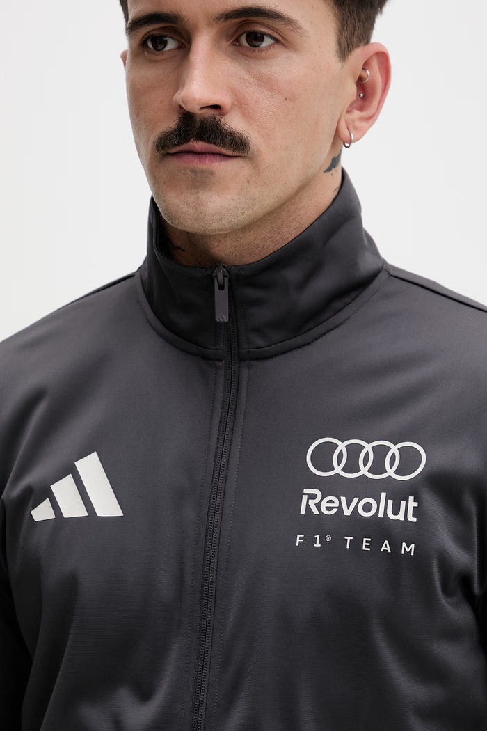 adidas pánska mikina x Audi sivá KE6784