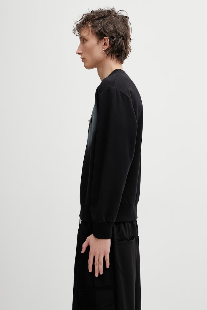 MM6 Maison Margiela μπλούζα ανδρική SH0GU0037.M25013.900 μαύρο SS26