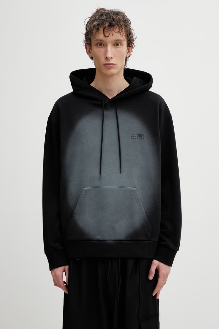 MM6 Maison Margiela Μπλούζα με κουκούλα Ανδρική μαύρο SH0GU0039.M25013.900