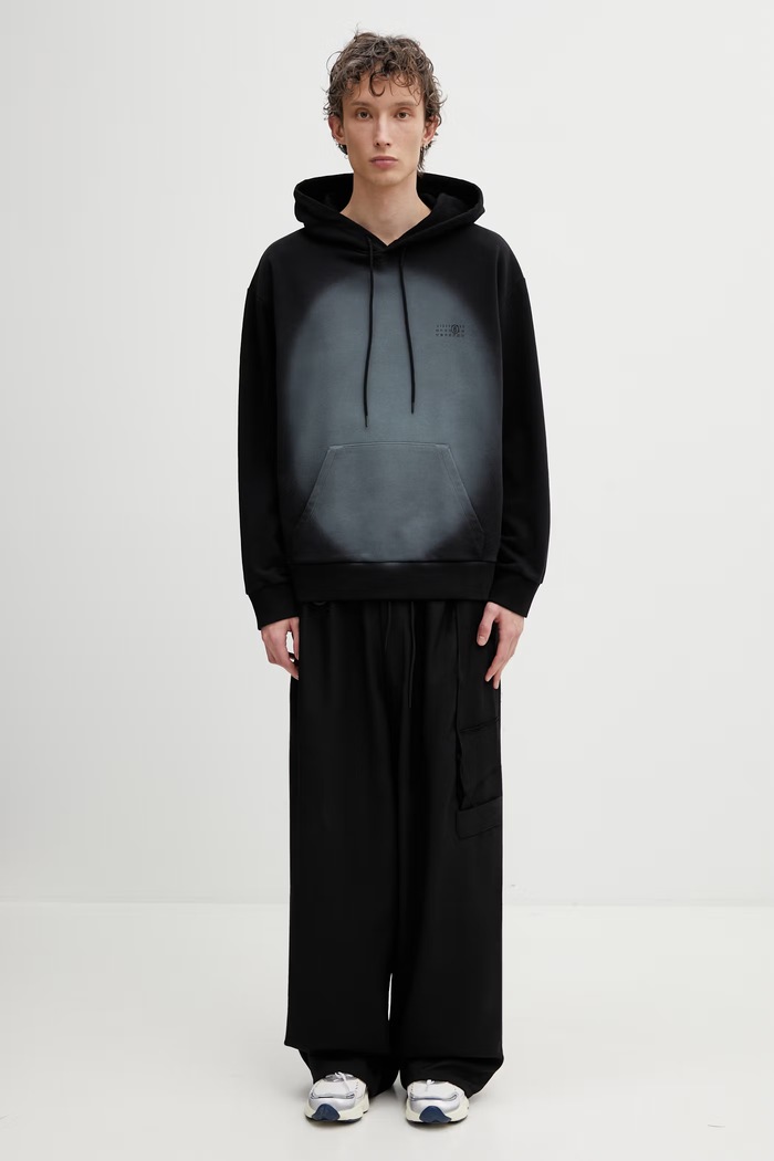 MM6 Maison Margiela суичър с качулка мъжки SH0GU0039.M25013.900 черен