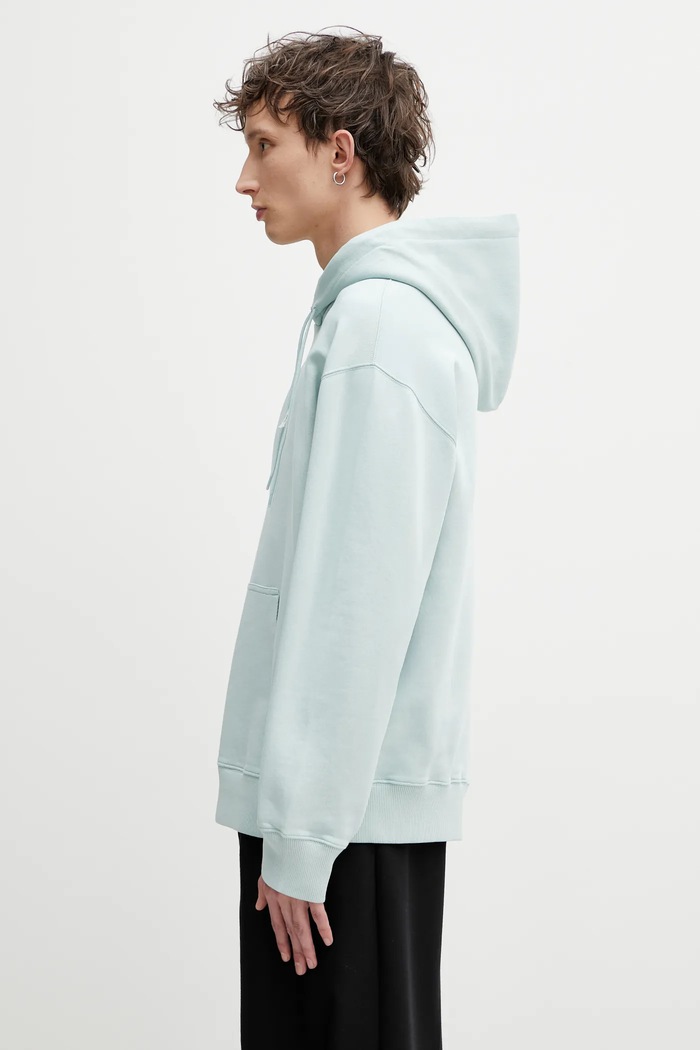 Βαμβακερή μπλούζα MM6 Maison Margiela SH0GU0042.M25025.544 τιρκουάζ SS26