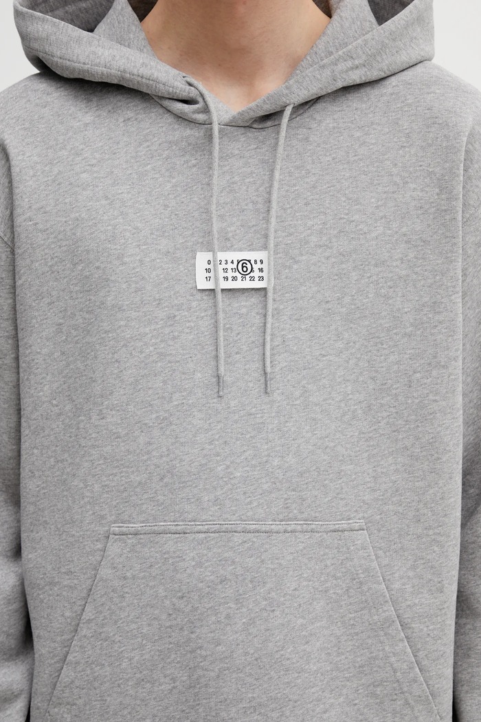 Bavlněná mikina MM6 Maison Margiela šedá SH0GU0042.M25025.853M