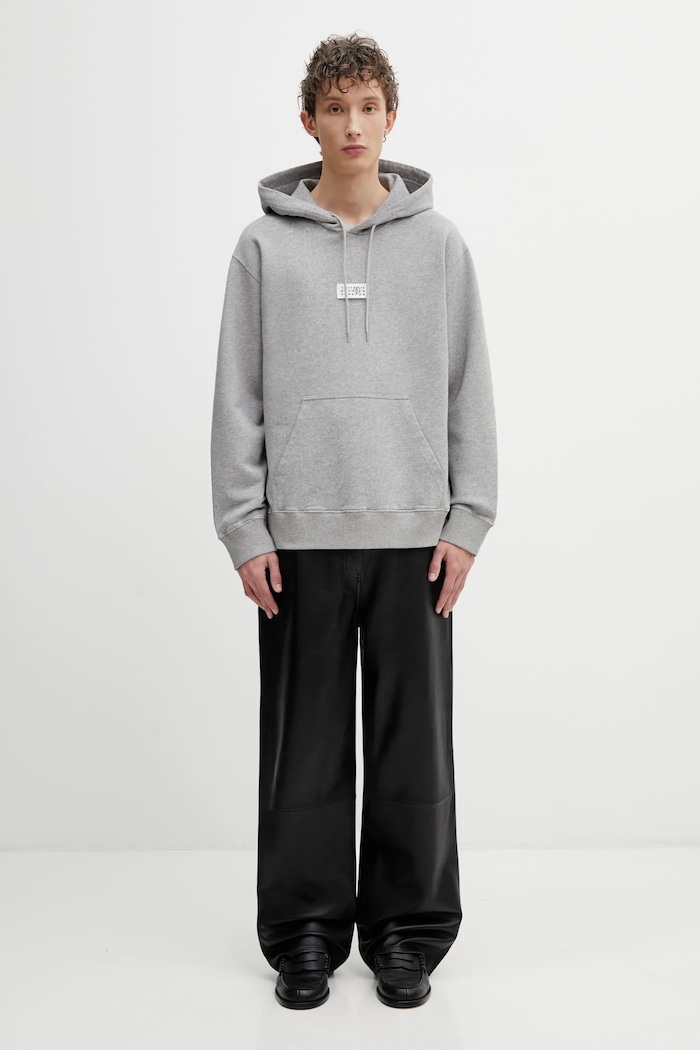 Bavlněná mikina MM6 Maison Margiela SH0GU0042.M25025.853M šedá