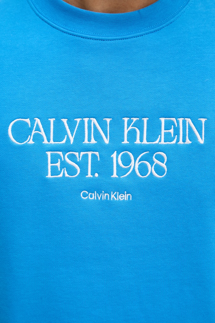 Calvin Klein Jeans mikina pánska bavlnená LV04RF233G modrá