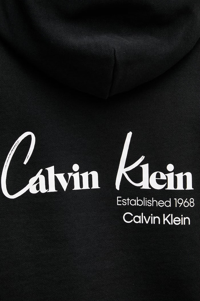 Calvin Klein Jeans mikina s kapucňou pánska bavlnená LV04RF234G čierna