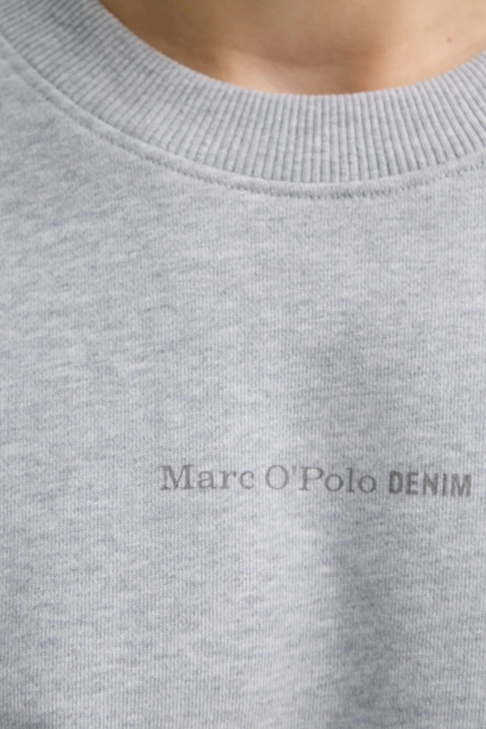 Bavlnená mikina Marc O'Polo 5000008491 sivá