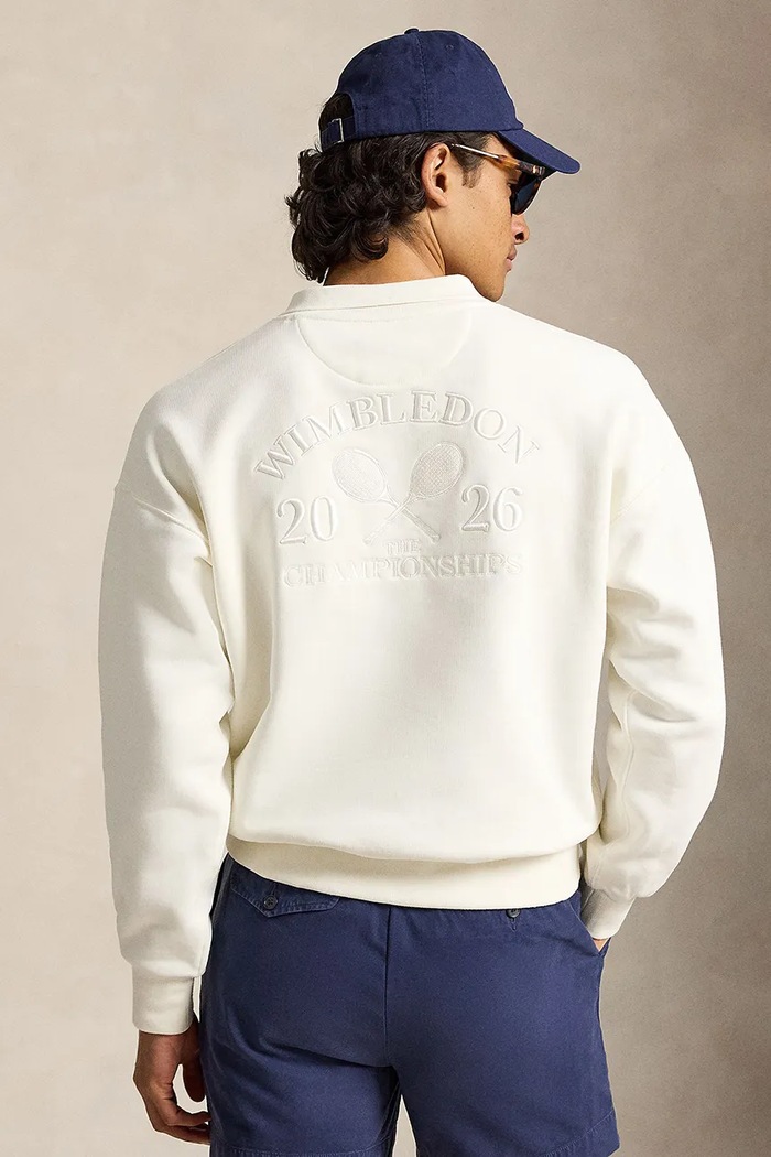 Polo Ralph Lauren bluza męska bawełniana 710B16060 beżowy SS26