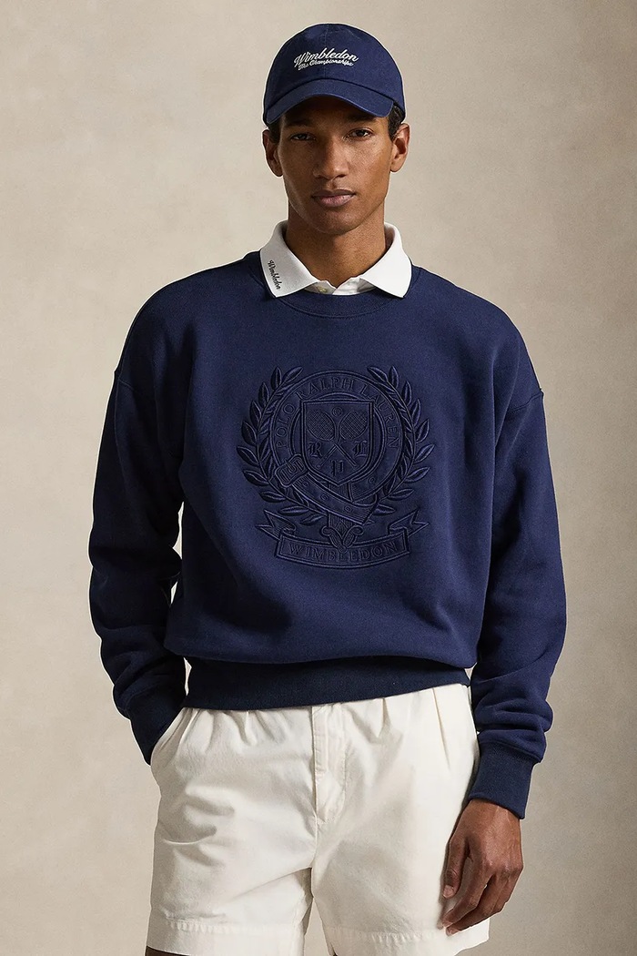 Polo Ralph Lauren bluza męska bawełniana granatowy 710B16064