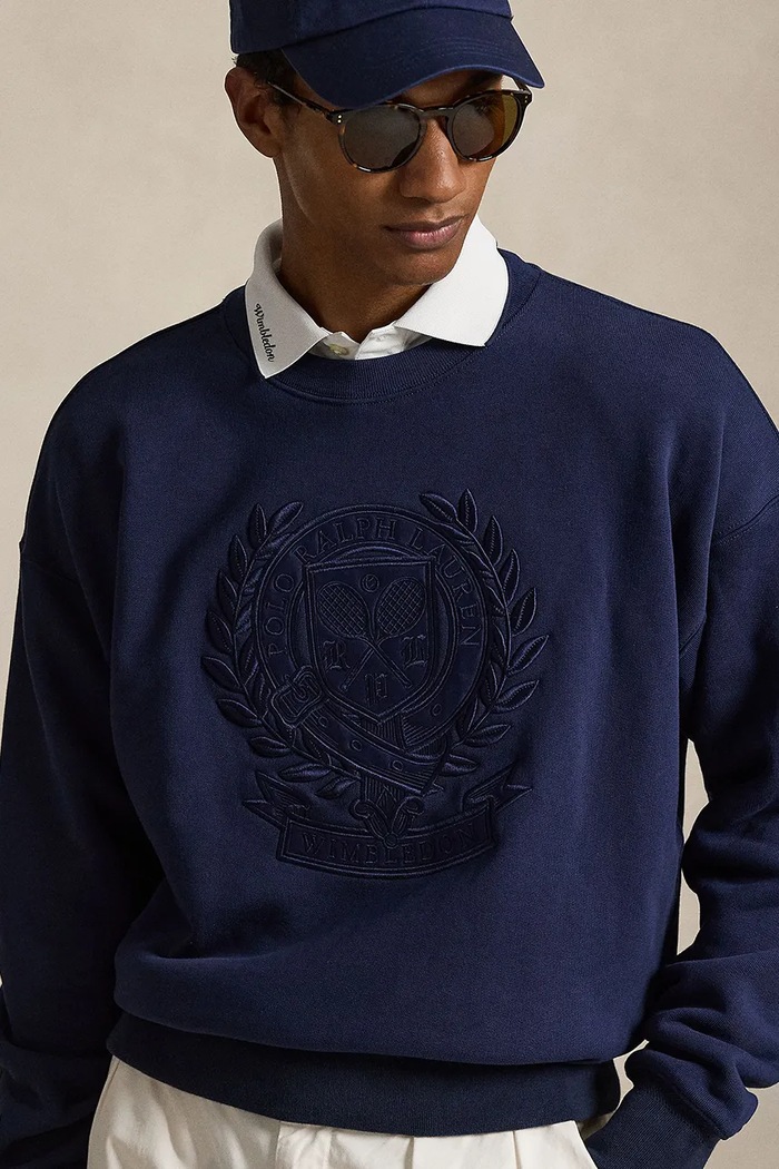 Polo Ralph Lauren bluza męska bawełniana granatowy 710B16064