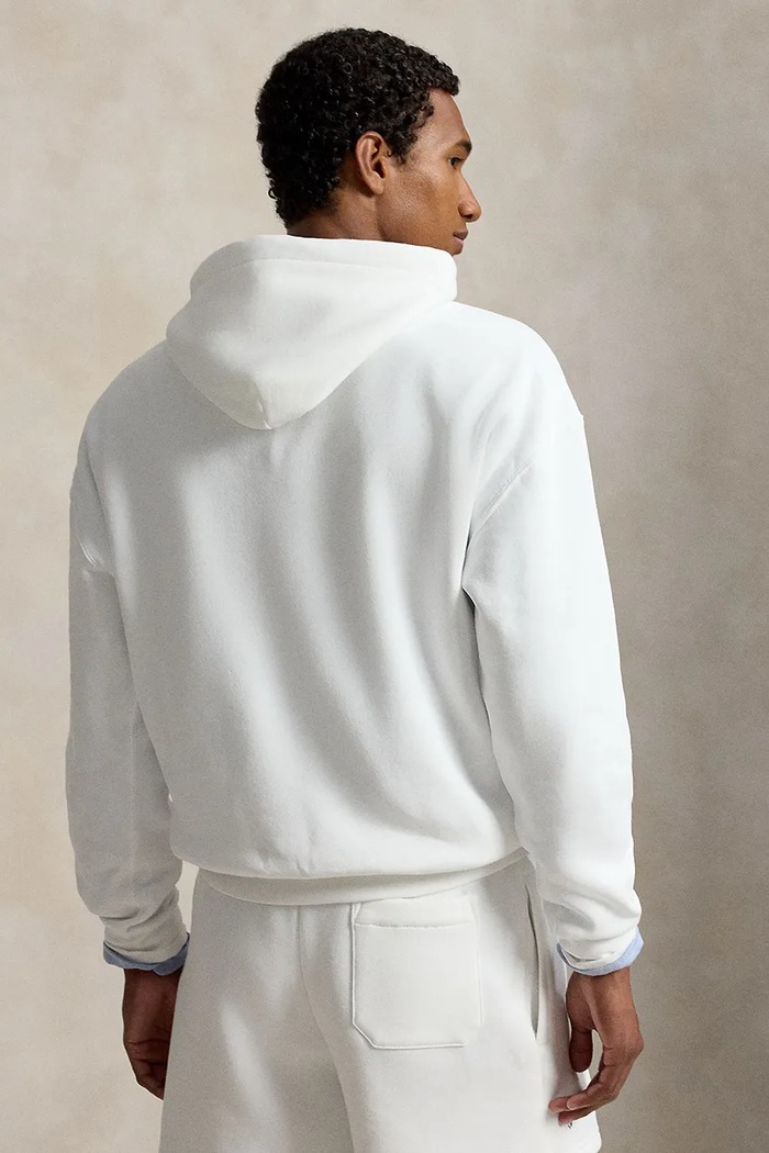 Polo Ralph Lauren bluza z kapturem męska bawełniana 710B16068 biały SS26