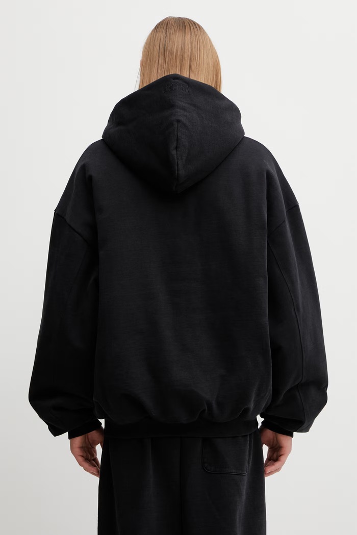 Oblečení Bavlněná mikina VETEMENTS Embroidered Cross ME76BJ005B černá