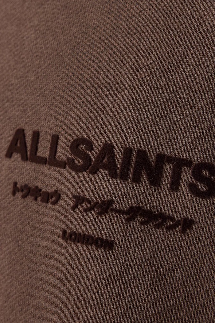 AllSaints bluza męska bawełniana XANDER M001NE brązowy