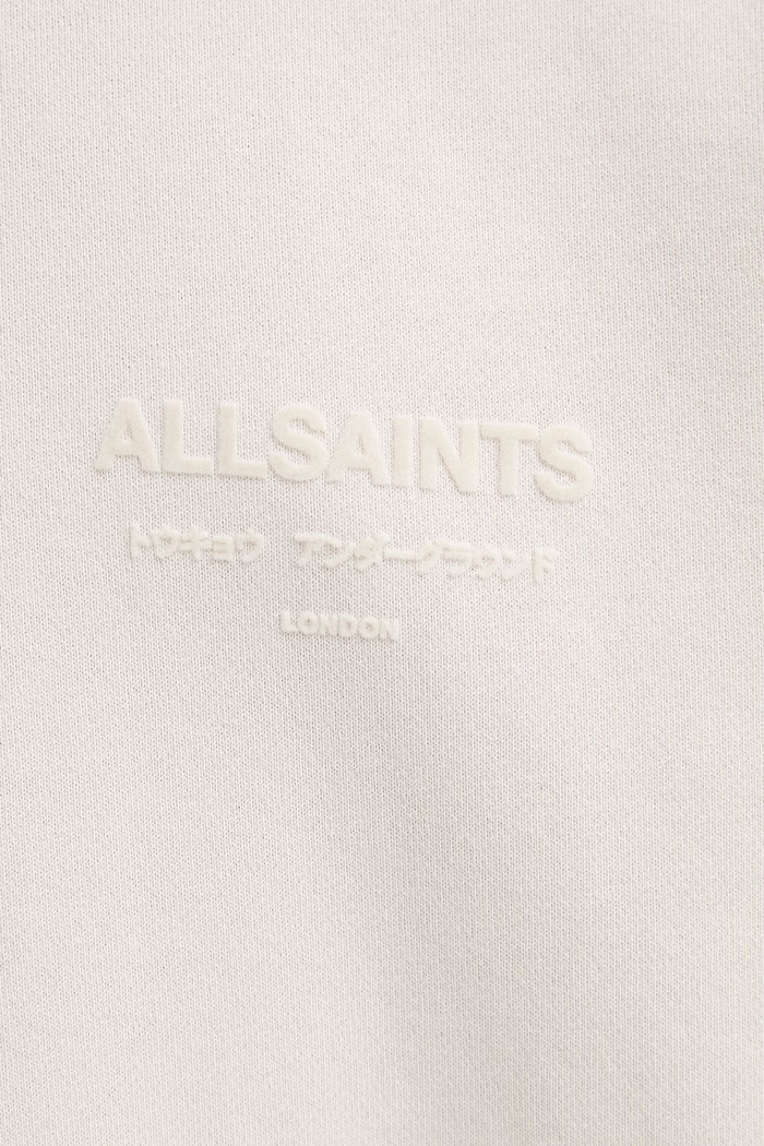 Bavlnená mikina AllSaints XANDER M002NE béžová