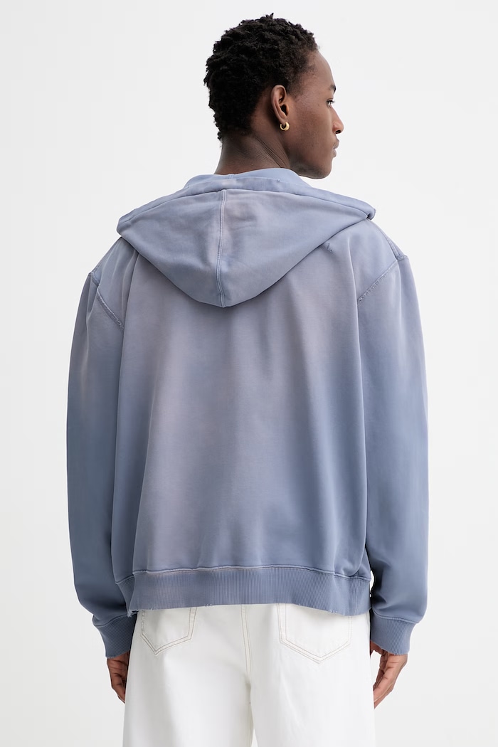 Odzież AllSaints bluza bawełniana AETERNA M021NE fioletowy