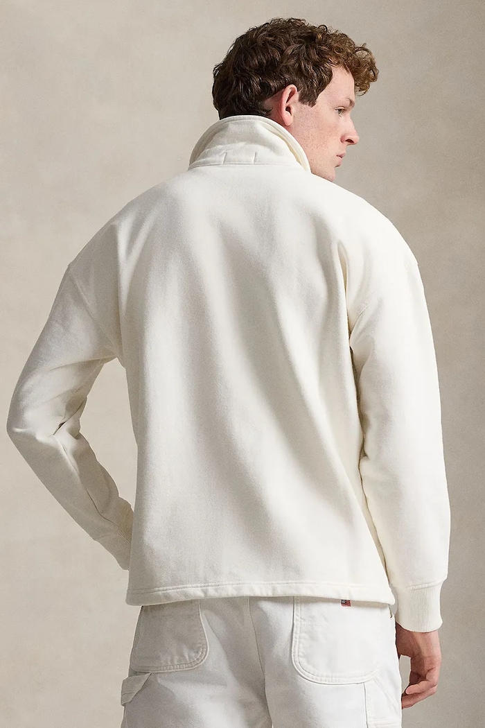 Polo Ralph Lauren mikina pánska s bavlnou 710B13514 béžová SS26