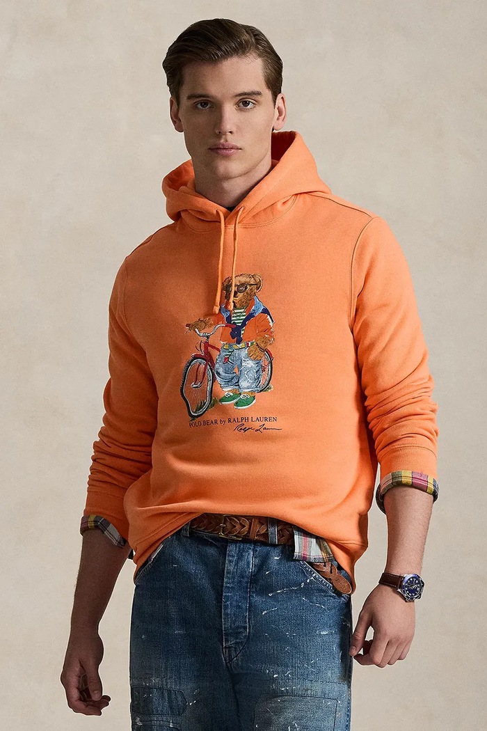 Polo Ralph Lauren felső nyomtatásos narancssárga 710B14614