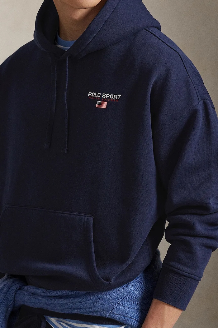 Bavlnená mikina Polo Ralph Lauren tmavomodrá 710B14761