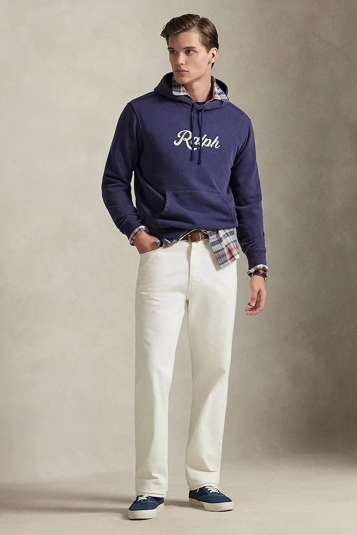 Clothing Polo Ralph Lauren sweatshirt 710A13054 violet