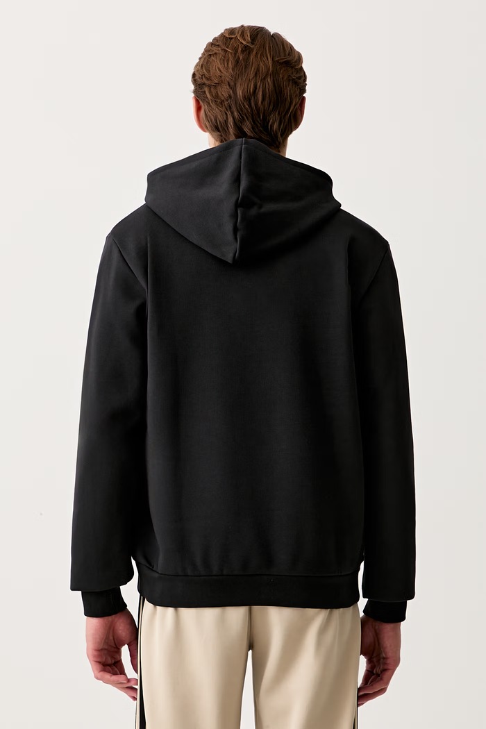 Oblečení adidas Originals mikina s kapucí pánská s bavlnou MONOGRAM HD KD1358 černá