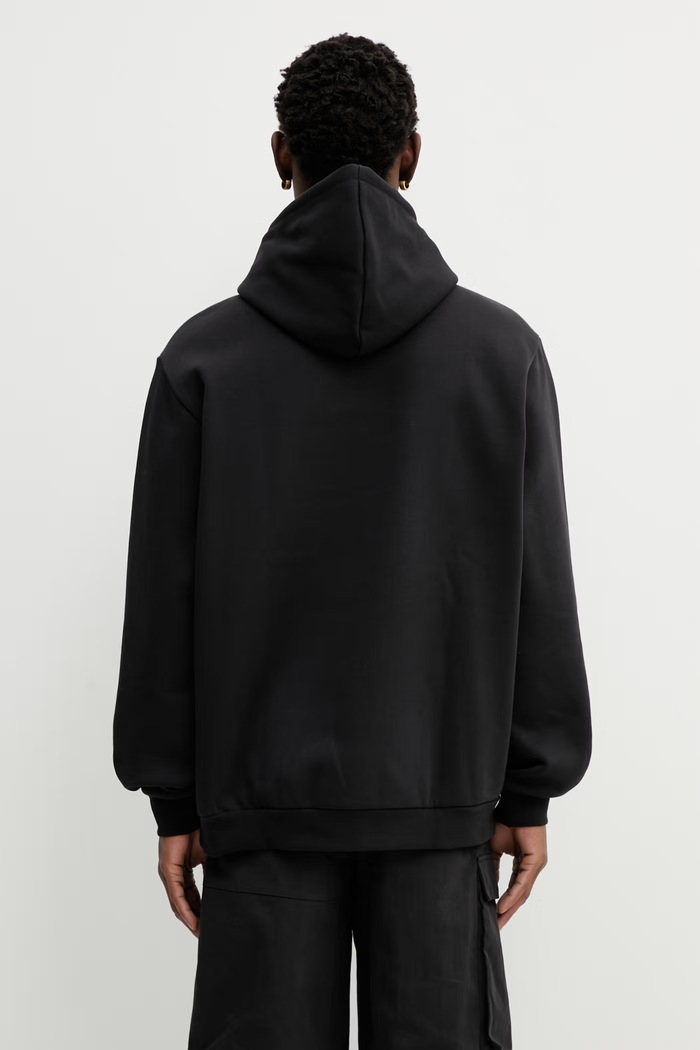 Одяг adidas Originals MONOGRAM HD кофта з капюшоном з бавовною чоловіча KD1358 чорний
