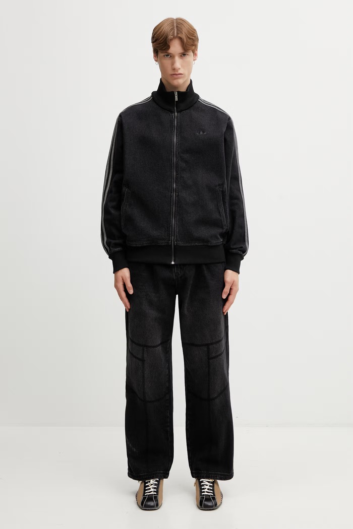 adidas Originals DENIM FB TT mikina rifľová pánska KD1516 čierna