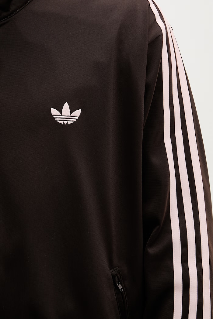 adidas Originals hanorac cu fermoar bărbătesc FIREBIRD TT KD8309 maro