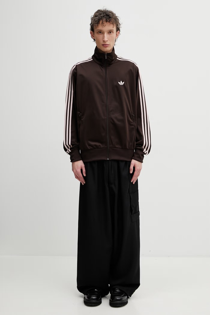 adidas Originals FIREBIRD TT Men's zip-up sweatshirt KD8309 brown