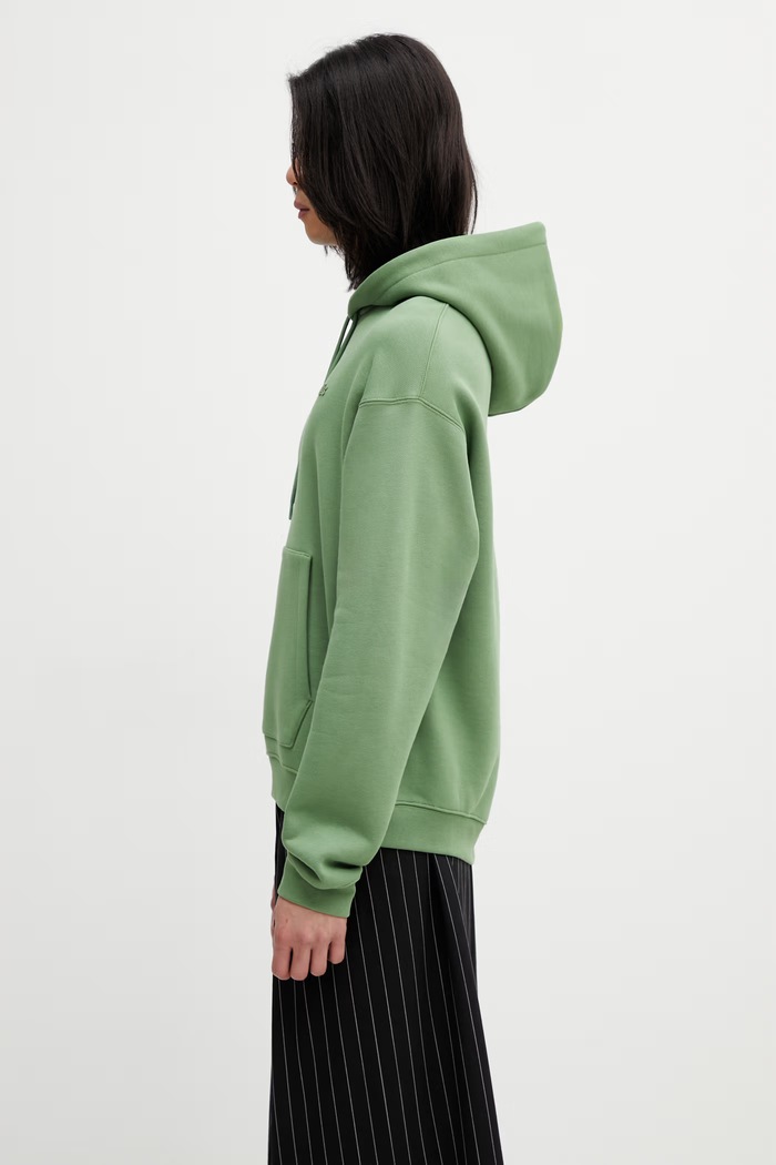 Βαμβακερή μπλούζα Lacoste SH7741 πράσινο SS26